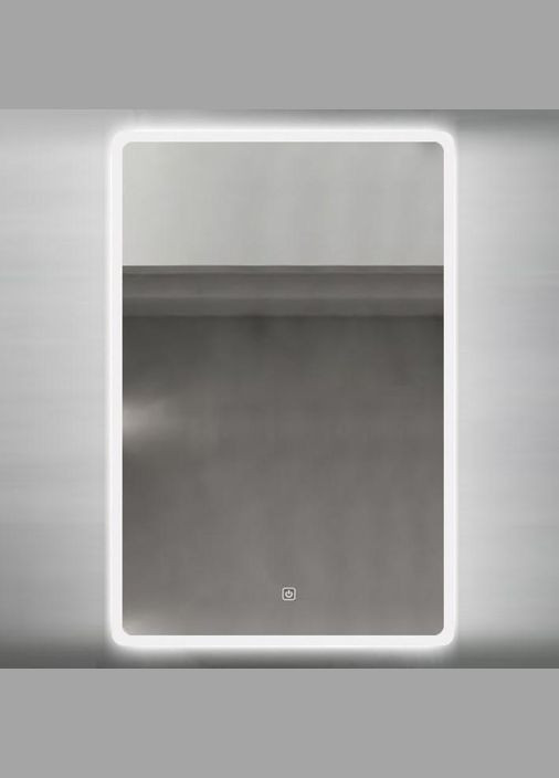 Дзеркало LED DE-M3011 80х65 см, підігрів + годинник / темп Dusel (316720395)