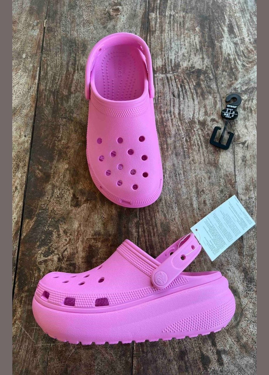 Classic Crush Black Дитячі крокси для дівчинки Crocs Clog (334115038)