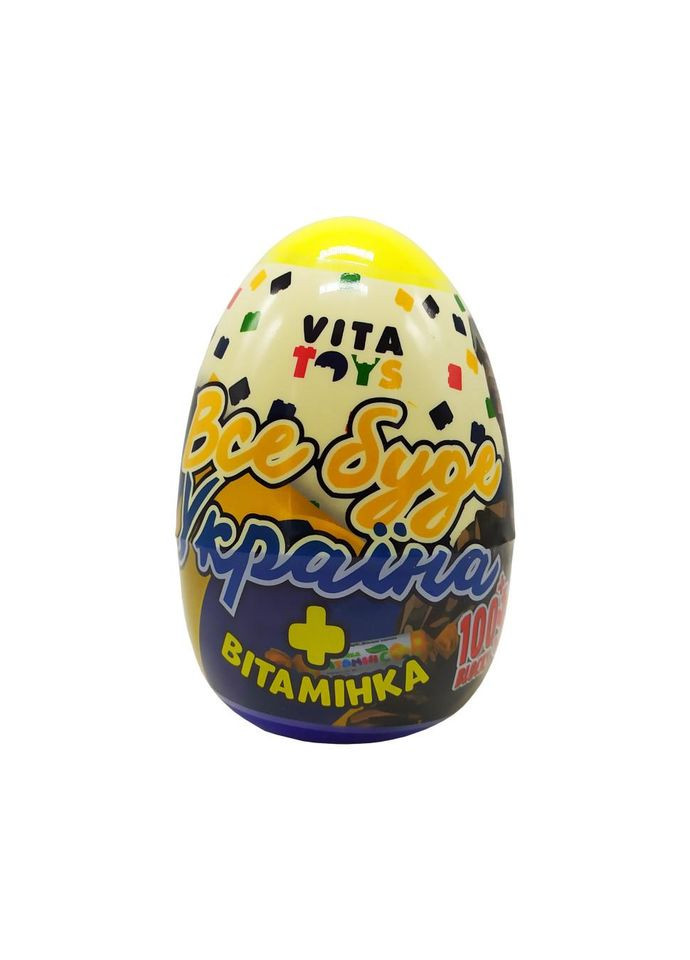 Конструктор в яйце "Все будет Украина" Vita Toys VTK 0090 100 деталей VitaToys (370978154)