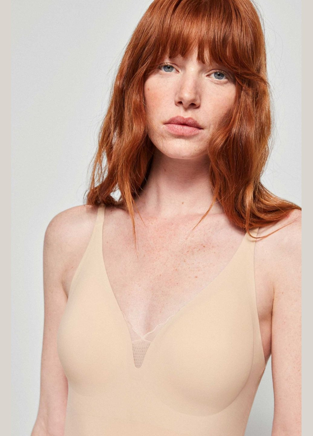 Безшовне боді Gisela 10025U beige (315388169)