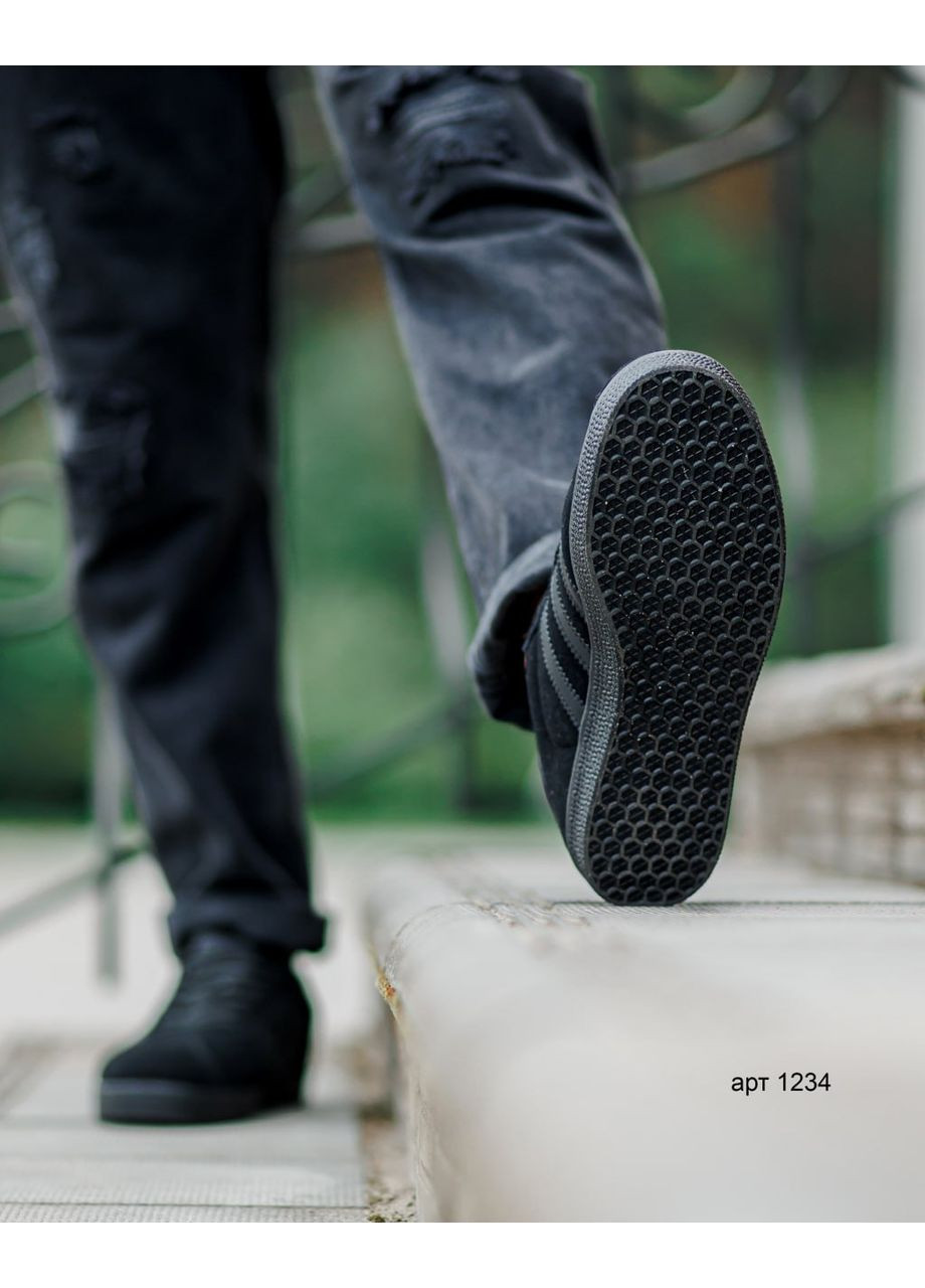 Чорні Осінні чоловічі кросівки No Brand