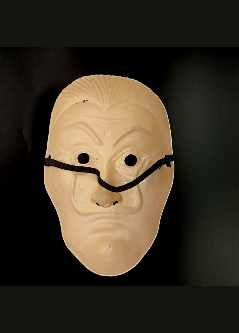 Маска Сальвадора Далее маскарадная пластиковая Бумажный дом+подарок No Brand (342384805)