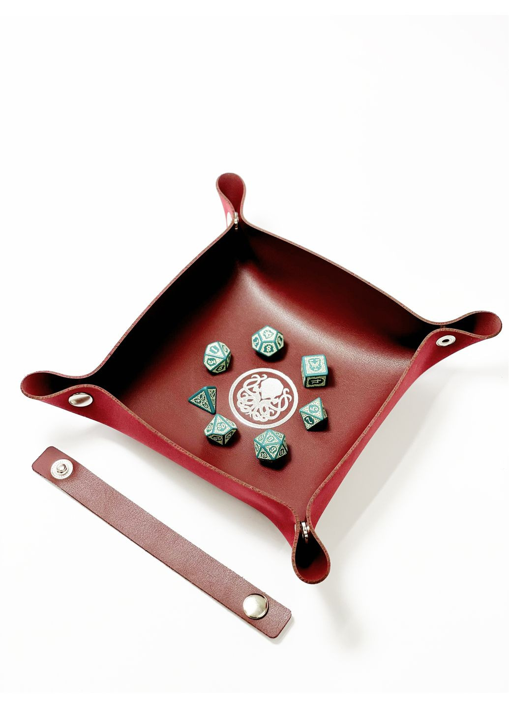 Настольная игра Лоток для кубиков Ктулху Бургунди Dice Tray Планета ігор (372480396)
