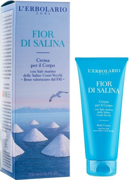 Крем для тіла "Солоний бриз" Fior Di Salina Crema Per Il Corpo 200ml (570587-35437) L'erbolario (368660706)