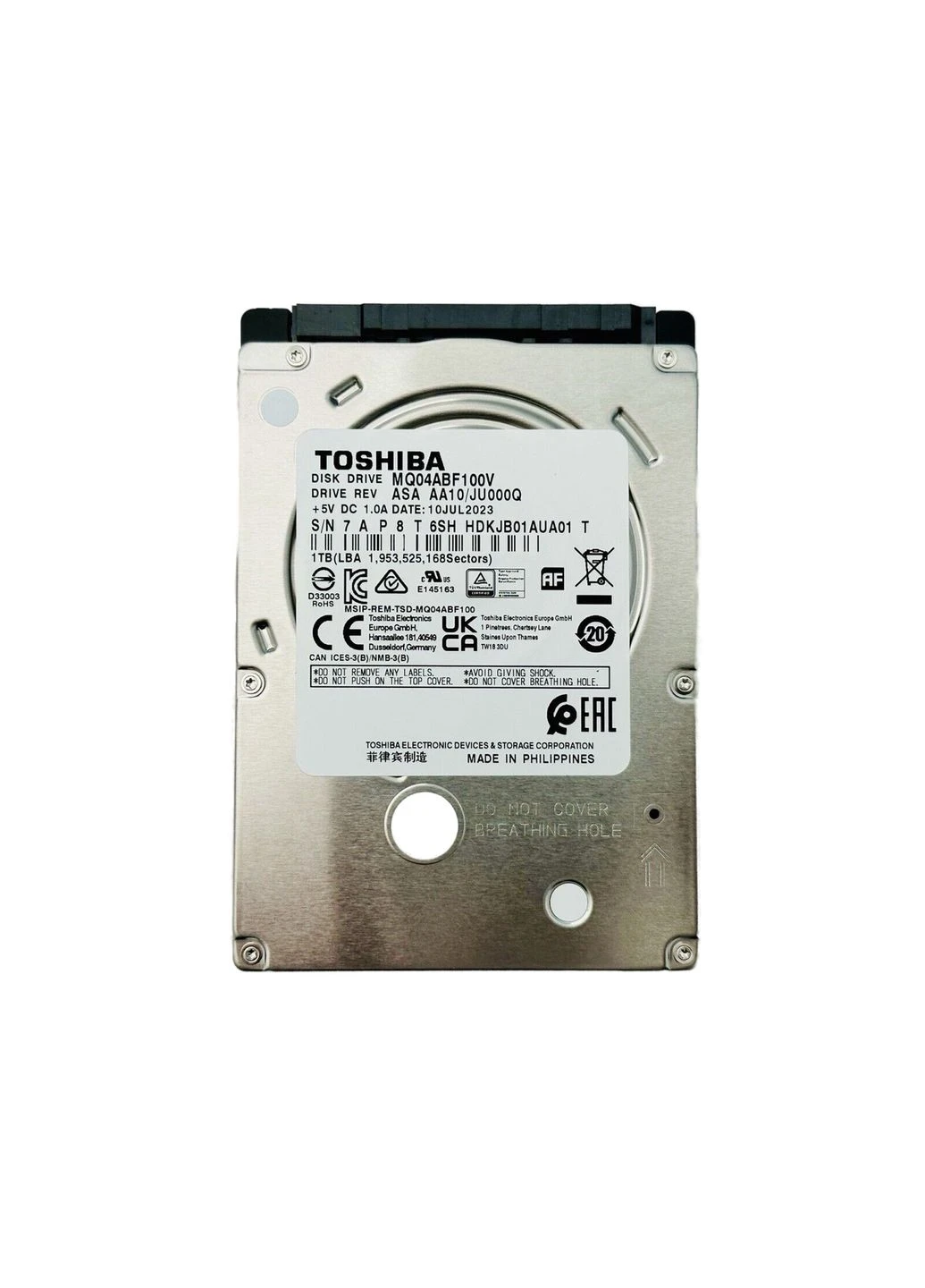 Накопичувач HDD SATA 1.0TB MQ04AB 5400rpm 128MB (MQ04ABF100V)_Refurbished Toshiba (374858476)