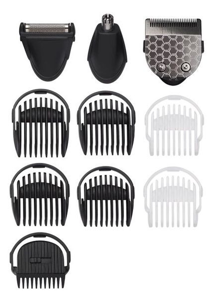 Набор для стрижки волос, 10 в 1, 10 насадок, серый BaByliss (314833337)