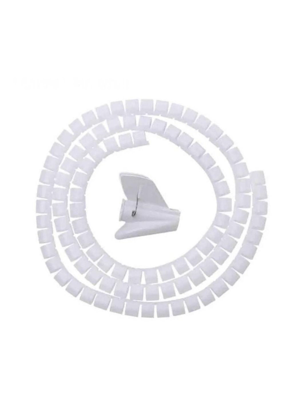 Органайзер кабелю фіксатор стяжка хомут для проводів 2 м 16 мм Білий CHOICE (317297373)