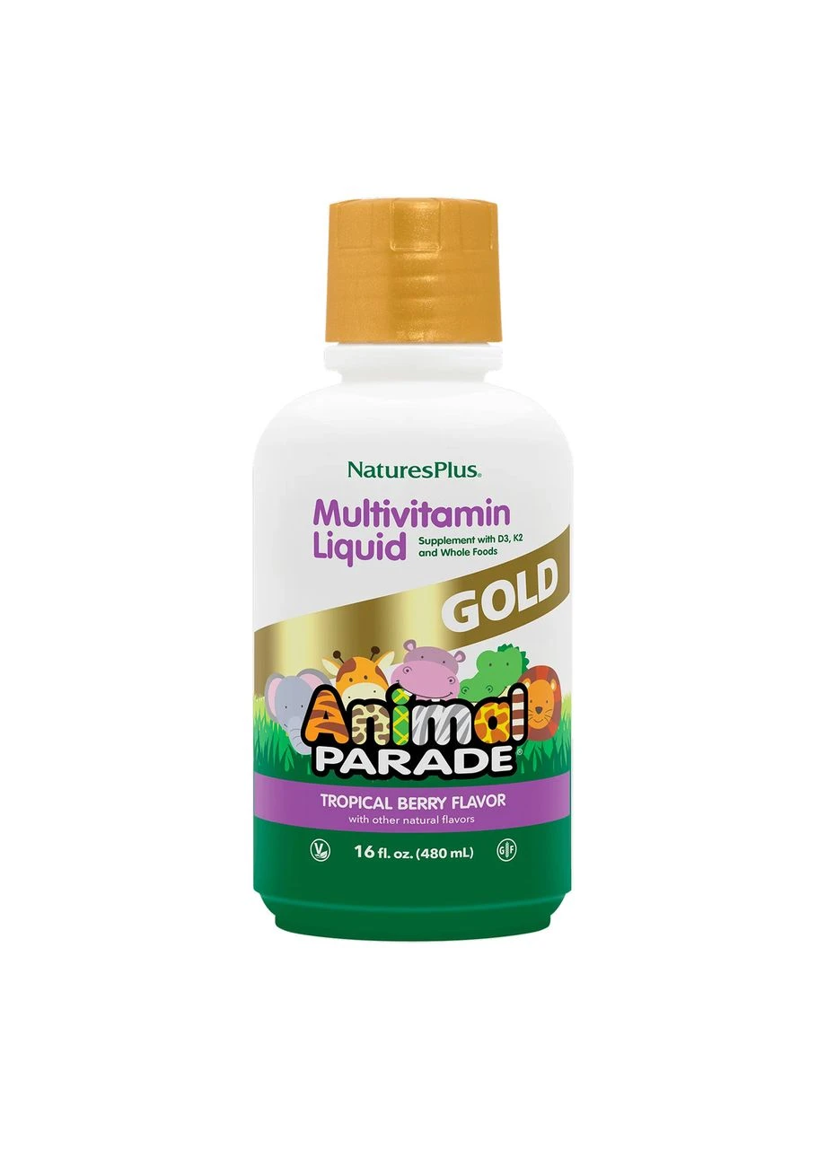 Children’s Gold Multivitamin Liquid - 480 ml Tropical Berry Nature's Plus (369398446)