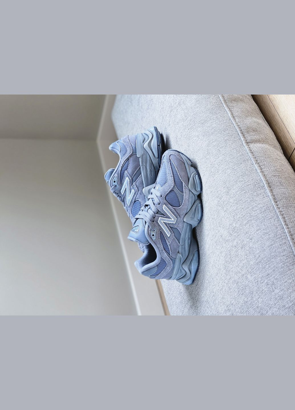 Серые демисезонные кроссовки мужские и женские No Brand 9063 grey | Нью Беланс 9060