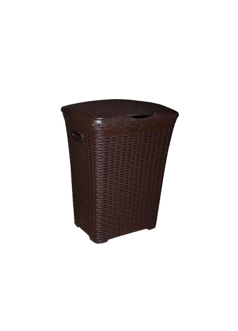 Корзина для белья 50л Rotange (Коричневый) ТМ КОНСЕНСУС Консенсус (313437171)