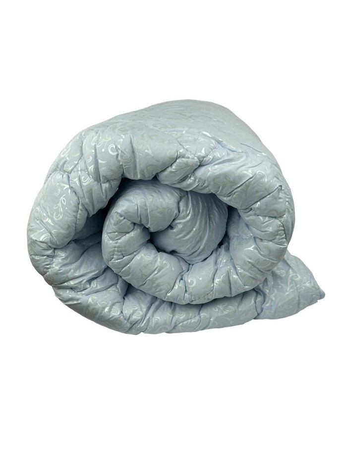 Ковдра двоспальна закрита Завиток 20369 175х215 см блакитна Arda (335583783)