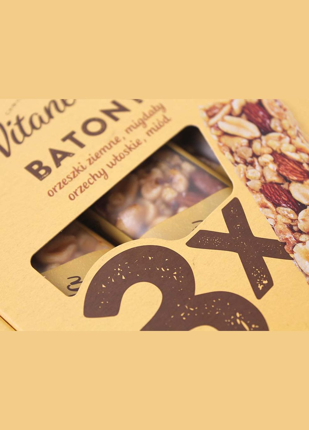 Ореховые батончики с медом, 3 штуки в упаковке (Чехия) Vitanella (348060021)