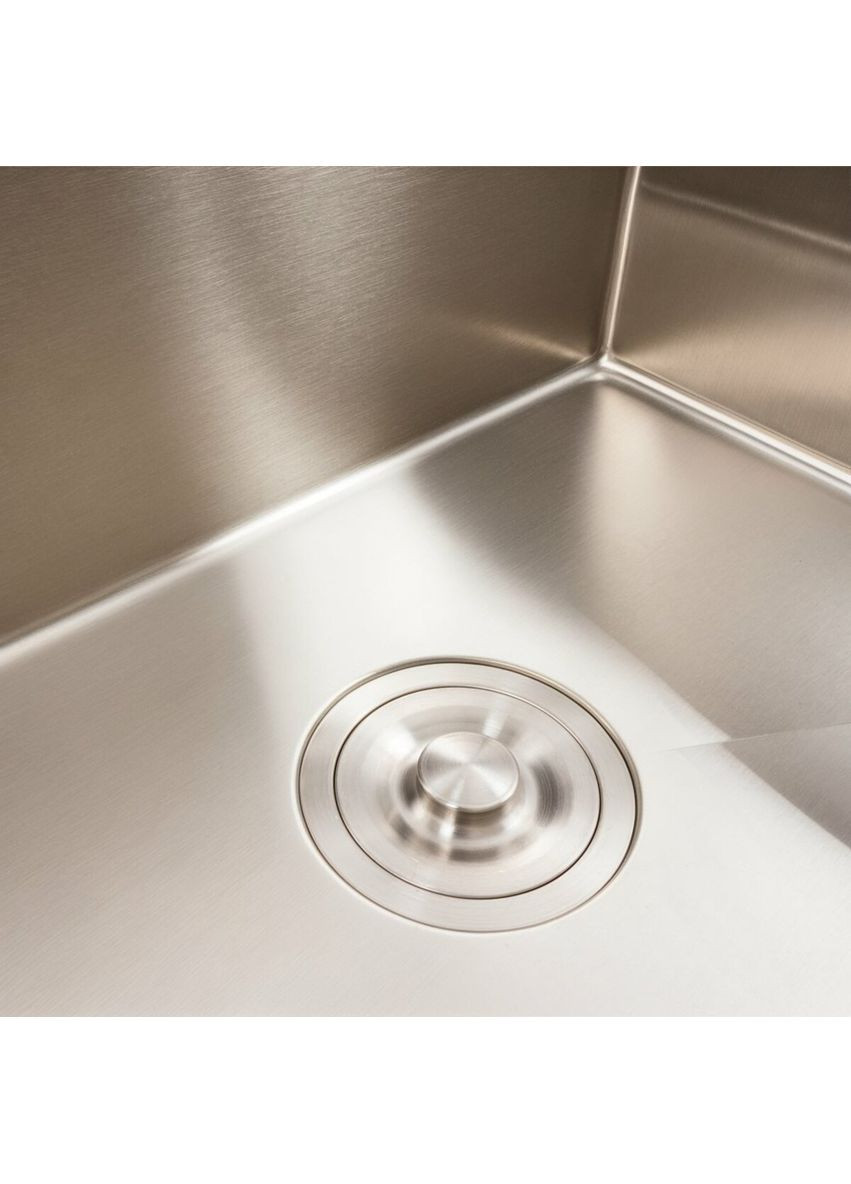 Кухонная мойка 58*43 нержавейка VALESO Handmade (толщина 3,0/1,5) Platinum (336936299)