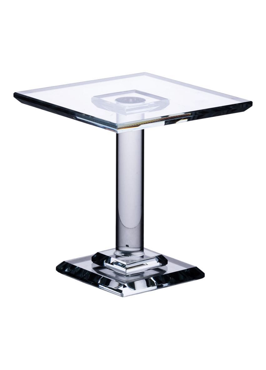 Тортовница стеклянная на ножке 12×12×13 см круглая стойка для торта, капкейков HP-4-70S Yiwu (365265301)