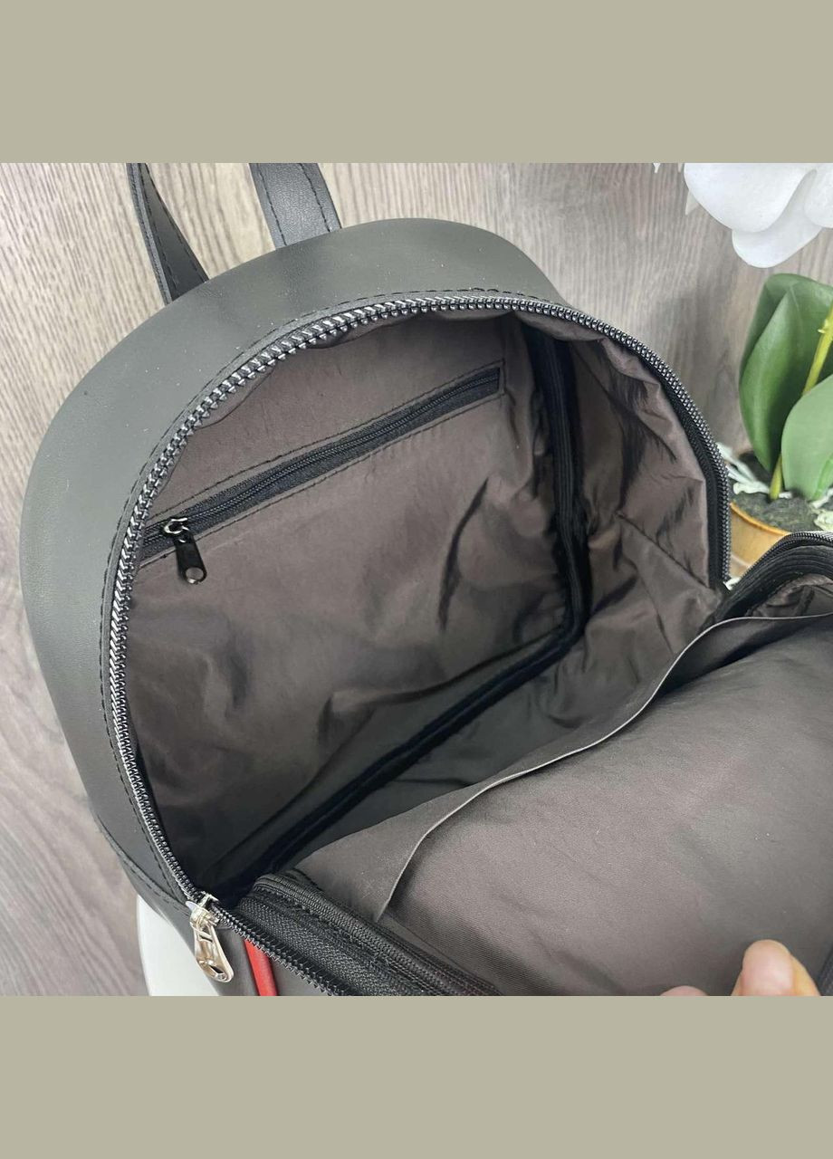 Жіночий міні-рюкзак сумка трансформер 2 в 1 з якісною екошкірою зелено-чорний (sku_997) No Brand (330576599)