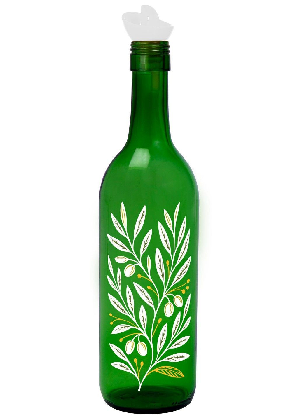Пляшка д/олії Emerald Green Olive Branch / 0.75 л (151150-087) Herevin (365274729)