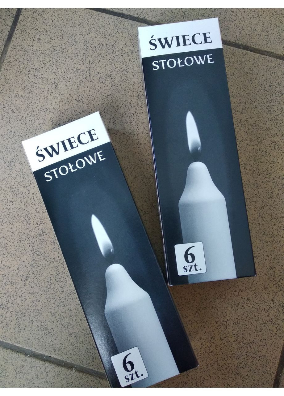 Свечи столовые 185мм высота диаметр 18мм. Польща Bispol (356671562)