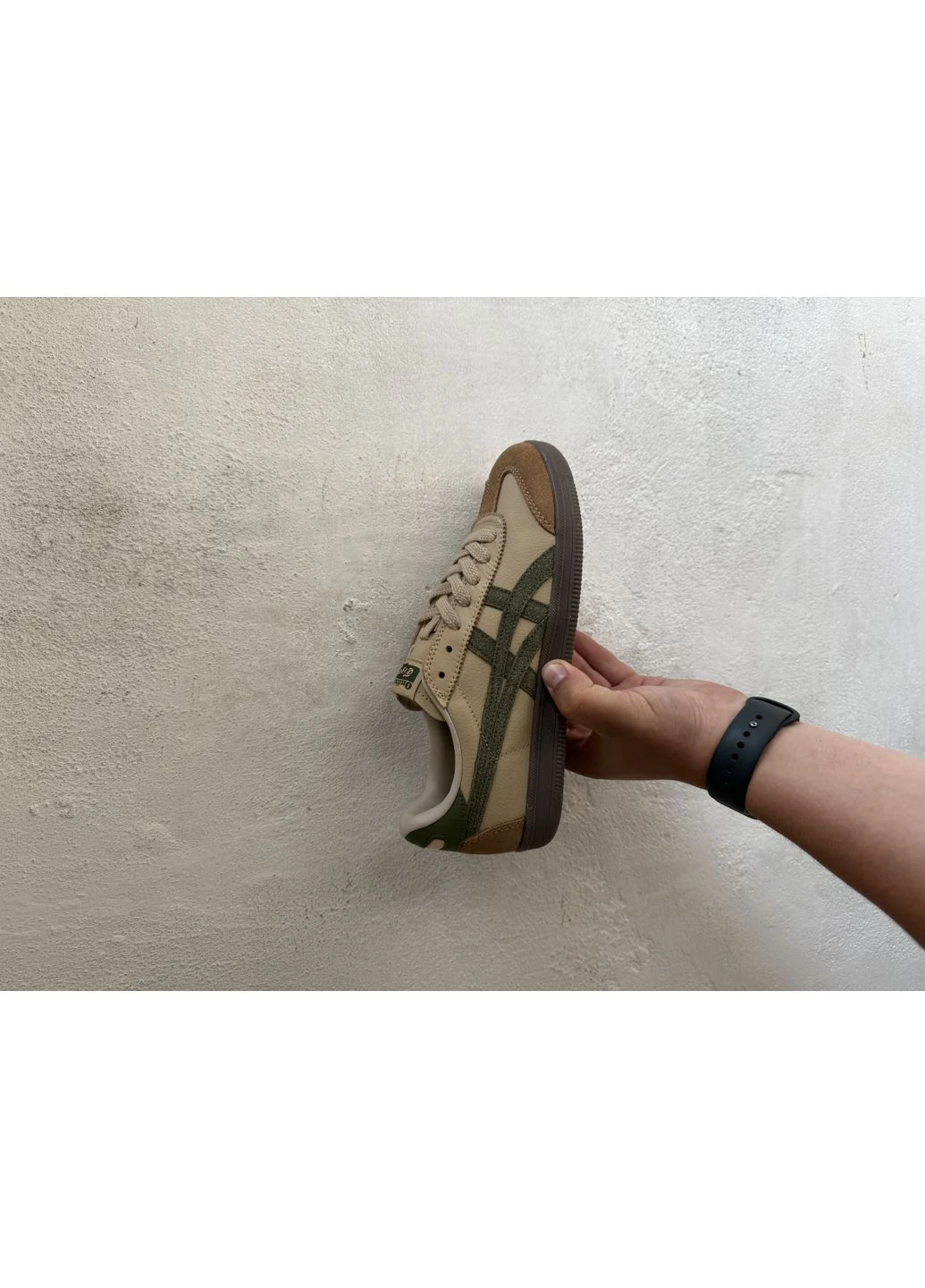 КРОСІВКИ ЖІНОЧІ ASICS ONITSUKA TIGER TOKUTEN BEIGE GREEN АСІКС ОНІТСУКА ЗЕЛЕНІ No Brand зелені демісезони (392003532)