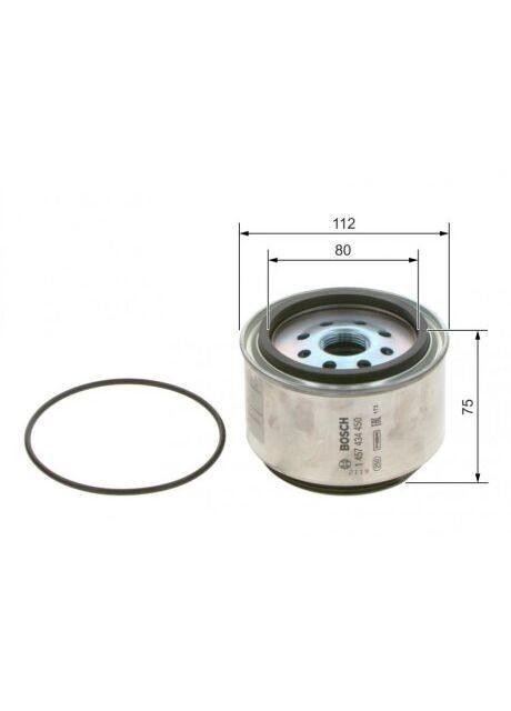 Фільтр паливний CHRYSLER(вир-во ) 1457434450 Bosch (360485061)