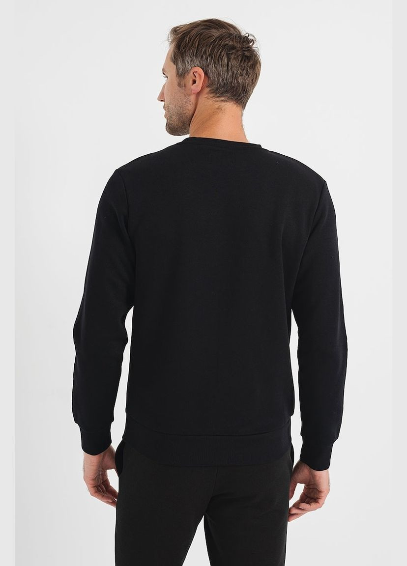 Черный свитшот JACK&JONES надпись (307065505)