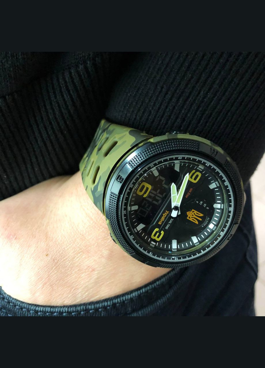 Годинник наручний чоловічий SKMEI 5561/1655CMGNBK, Військовий тактичний годинник, Вірменський годинник, Тактичний годинник No Brand (359474450)