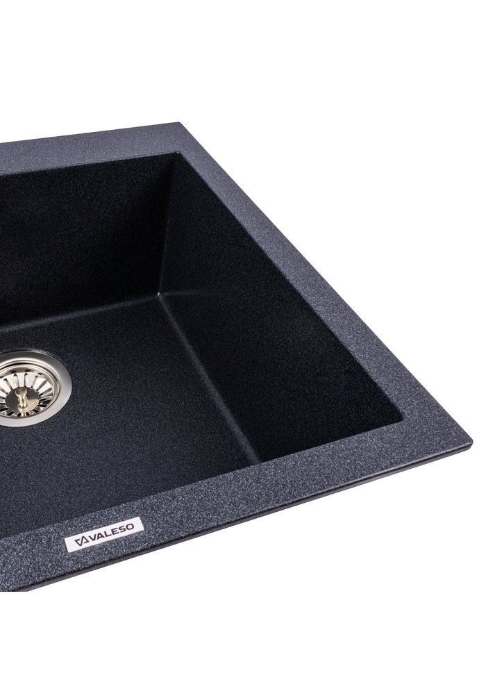Гранитная мойка GALAX 5050 матовая Карбон Valeso (358059406)
