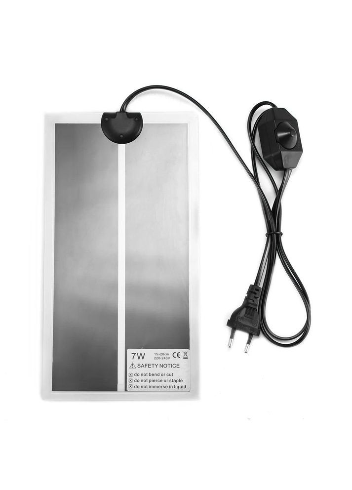 Термокилимок з регулятором 7W 14*28 см No Brand (329193282)