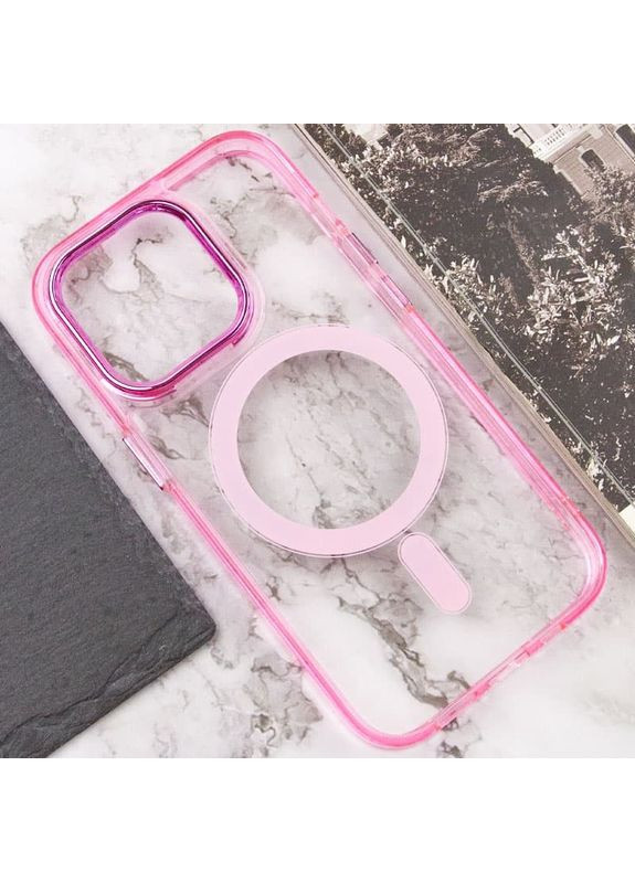 Чохол TPU Iris з MagSafe для Apple iPhone 14 Pro (6.1\") Светло рожевий Epik (372972669)