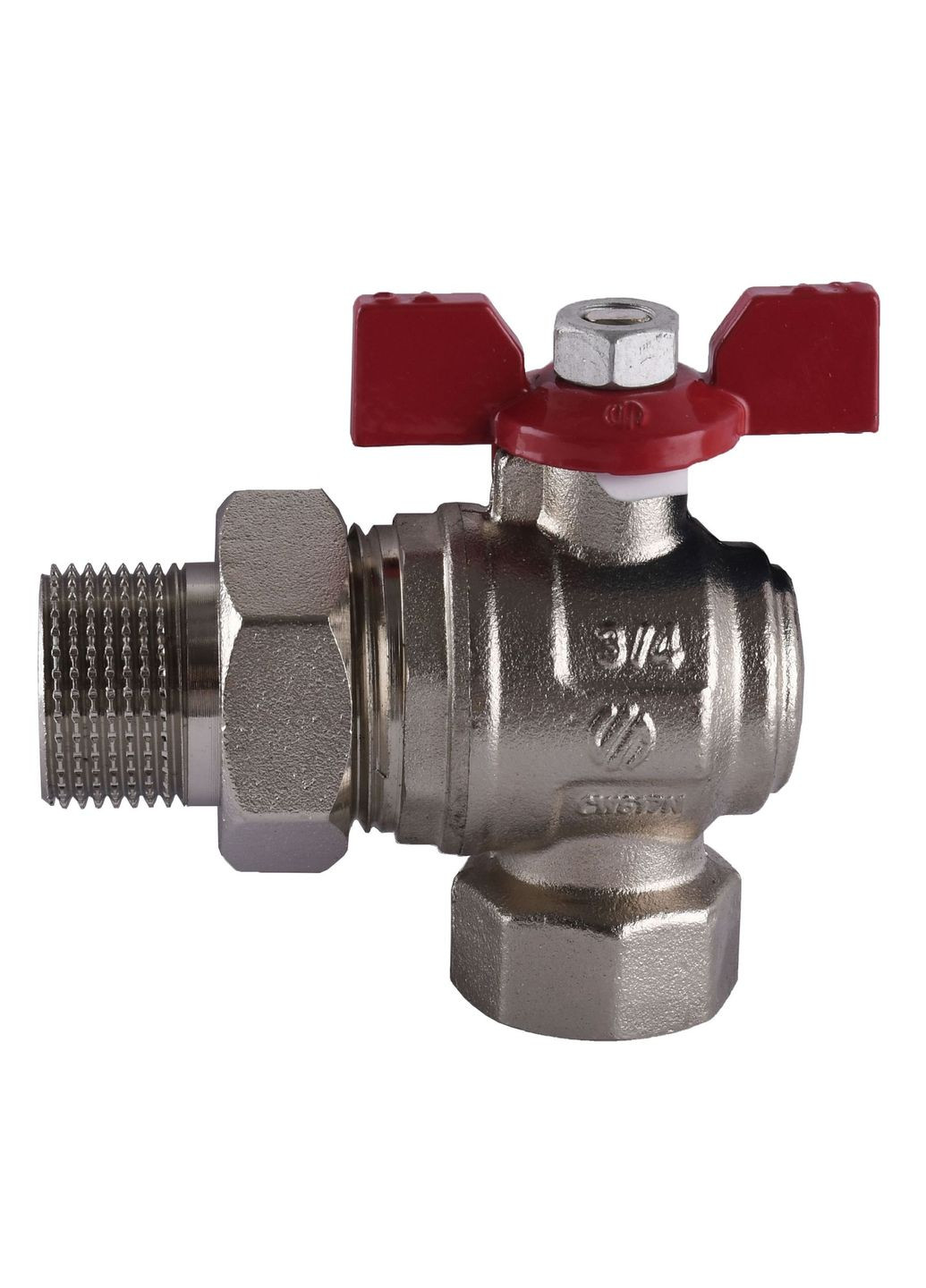 Кран шаровый 3/4″ SENA 154304 угловой с американкой. ARCO (336383974)