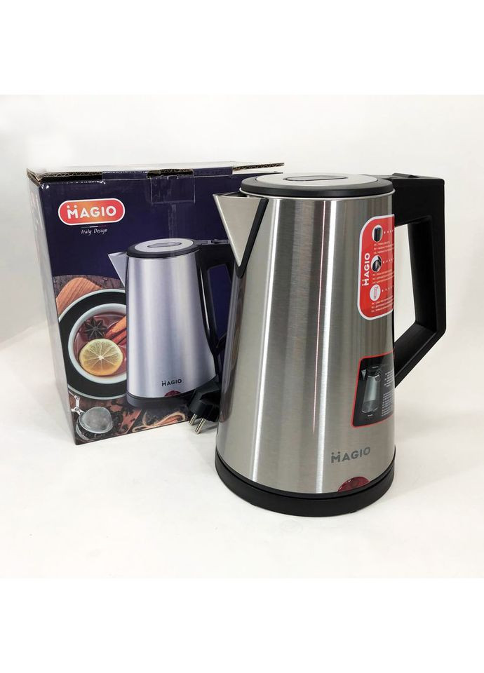 Електрочайник MG-988, гарний електричний чайник, тихий електричний чайник, безшумний чайник Magio (361667641)