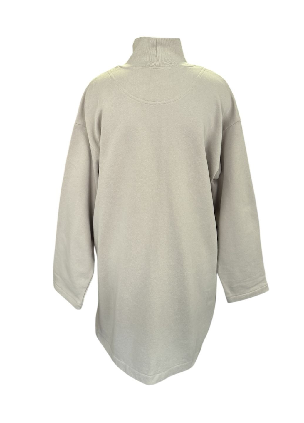 Світло-сіра сукня H&M однотонна