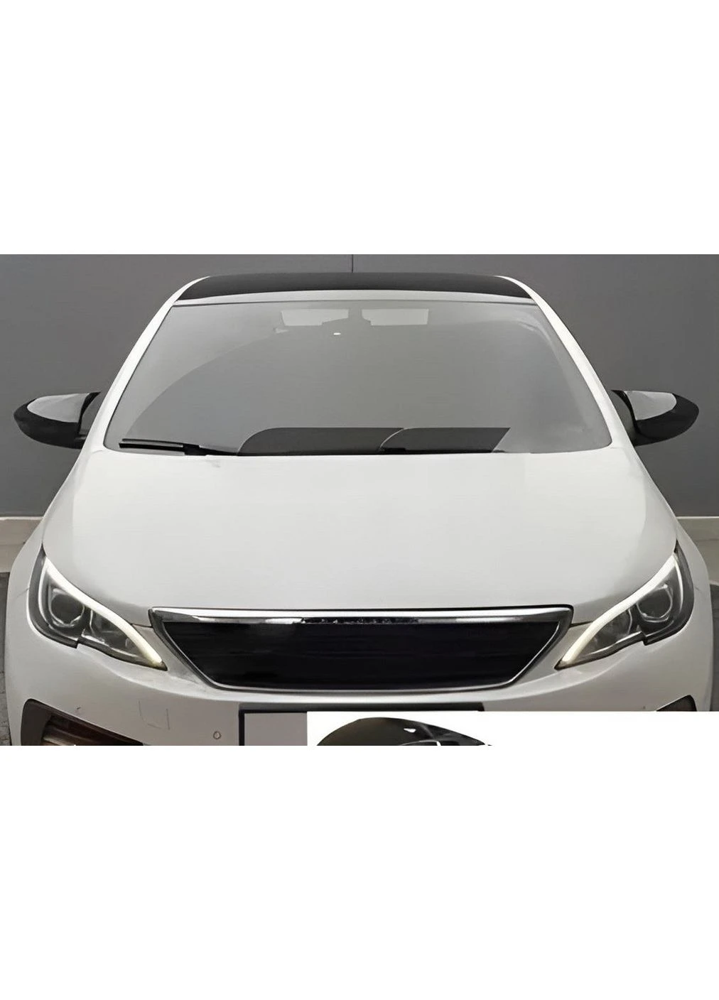 Накладки на дзеркала BMW-Style (2 шт) для 308 2014-2021 рр. Peugeot (391766549)