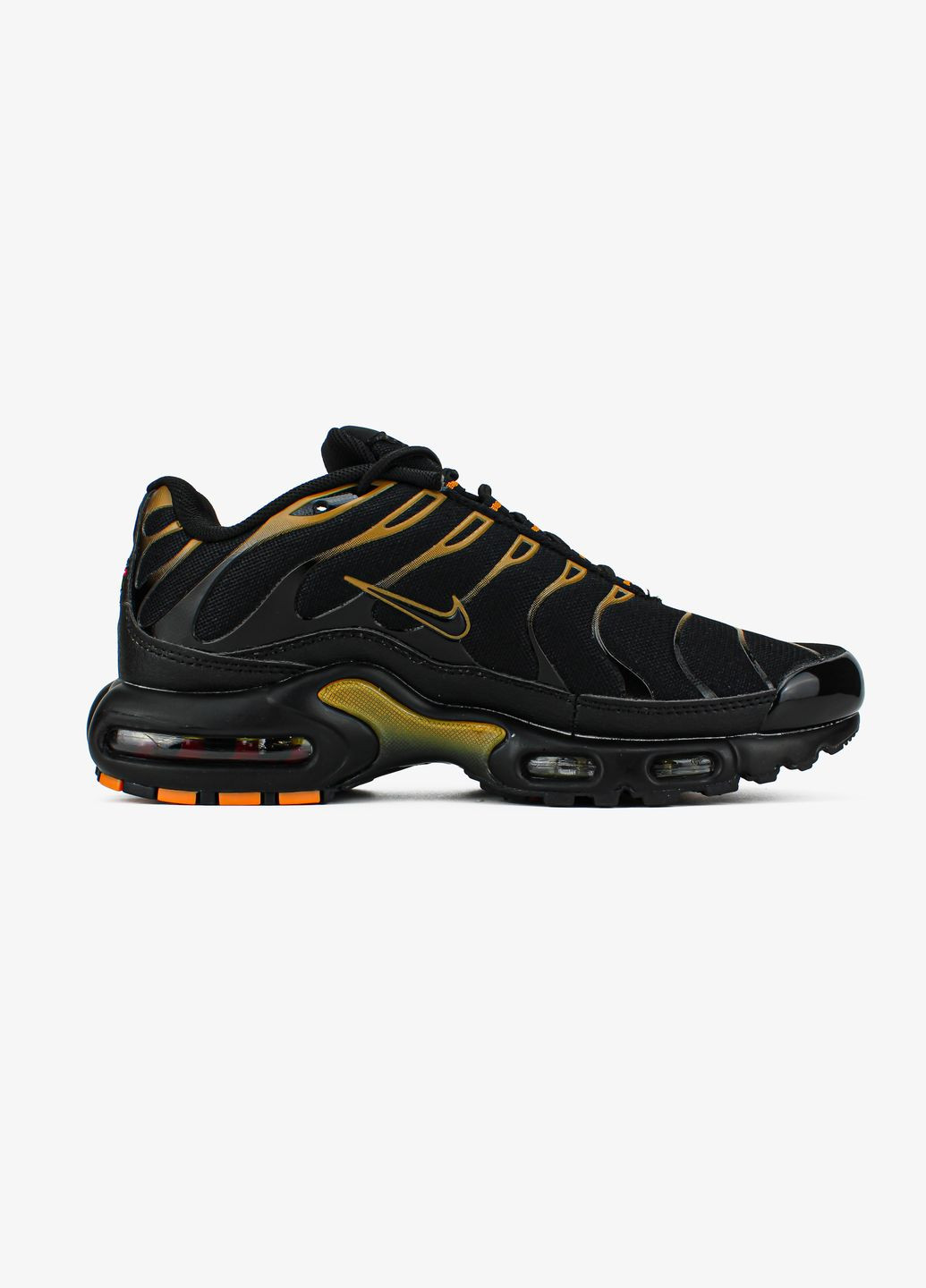 Чорні Осінні кросівки чоловічі nike air max tn plus cordura black \ найк аір макс тн плюс чорні No Brand