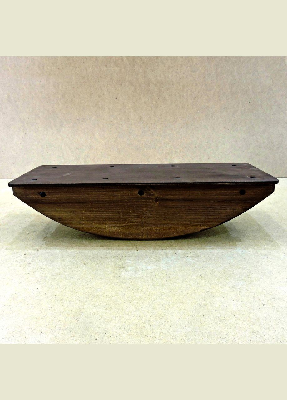 Балансувальна дошка з дерева Канпур 60х30х15 капучино (БЛН-600109) No Brand (328911495)