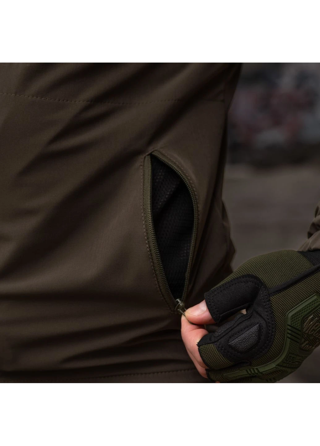 Куртка-вітрівка тактична Double weave Falcon колір олива Klost (325818602)