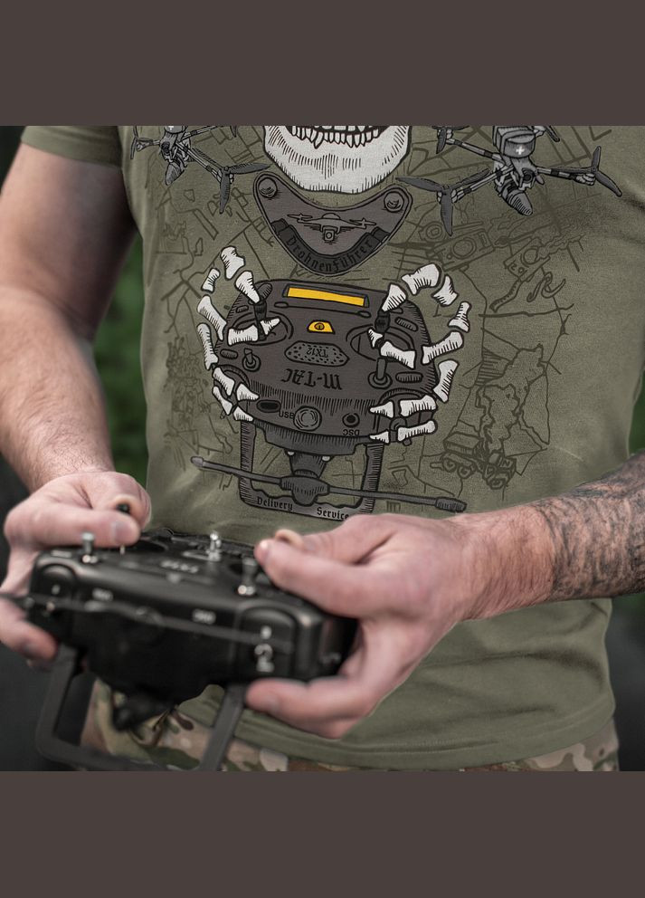 Футболка Drohnenführer ight Olive L M-TAC (315146936)