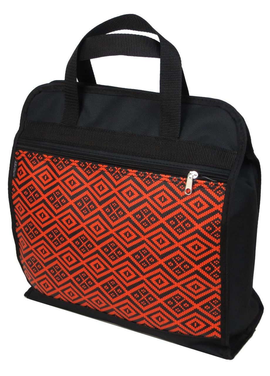 Сумка господарська чорна з оранжевим Wallaby (360893588)