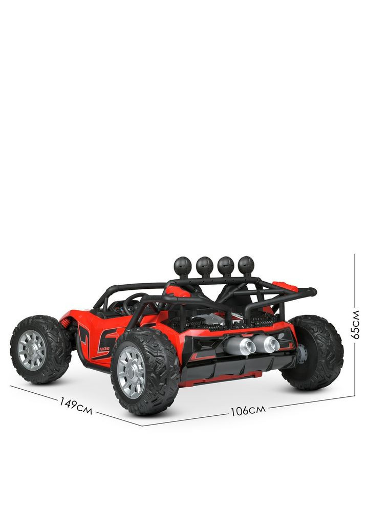 Детский Багги Racer JS3168EBLR-3(24V), двухместный. Красный Bambi (285715081)