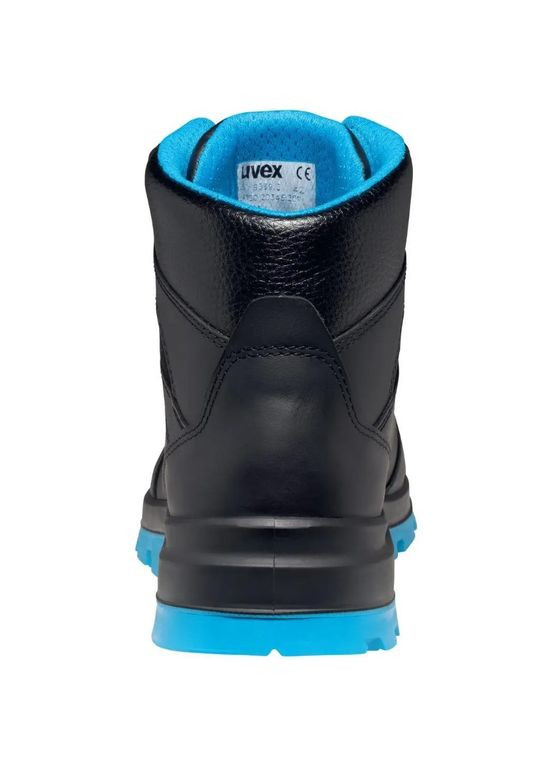 Черные осенние защитные ботинки 2 xenova s3 (43 размер) на шнуровке с системой boa fit system (41185) Uvex