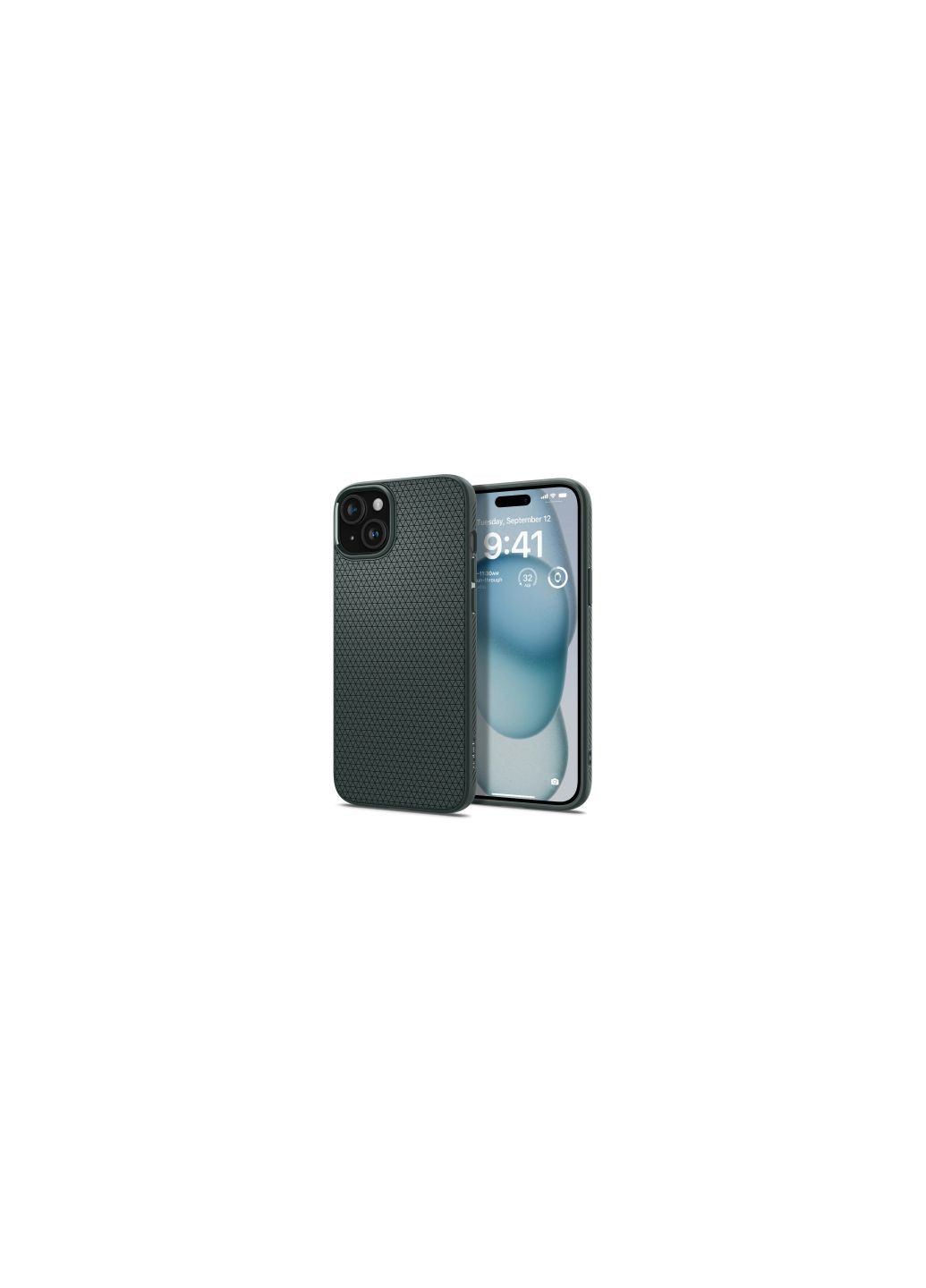 Чехол для мобильного телефона (ACS06792) Spigen apple iphone 15 liquid air abyss green (275079315)