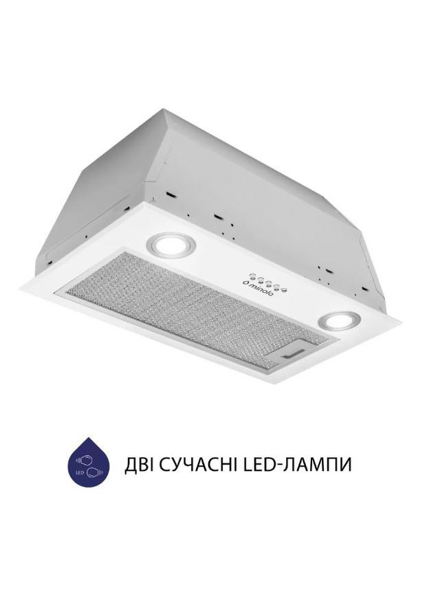 Вытяжка HBI 5722 WH 1200 LED встроена MINOLA (339680207)