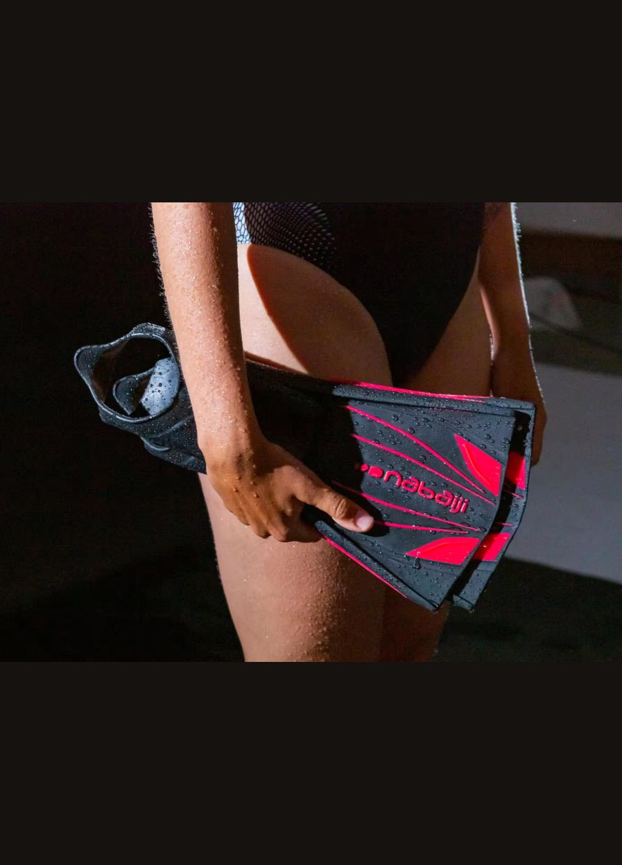 Ласты для Плавания, Сноркелинга Topfins ( размер) Черный Nabaiji (336550031)