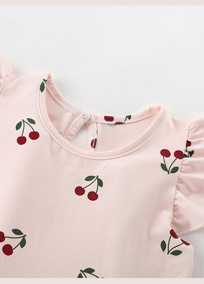 Розовое детское летнее платье для девочки арт 10203 розовый Malwee (324018651)