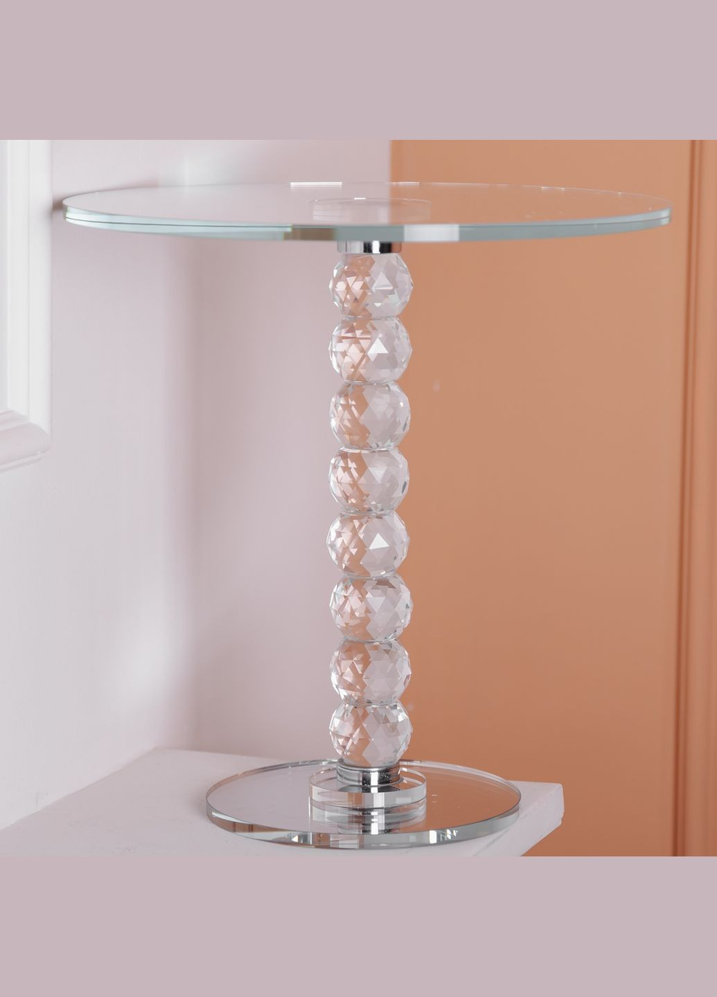 Тортівниця на ніжці Crystal скляна 32 см Yiwu (330027374)