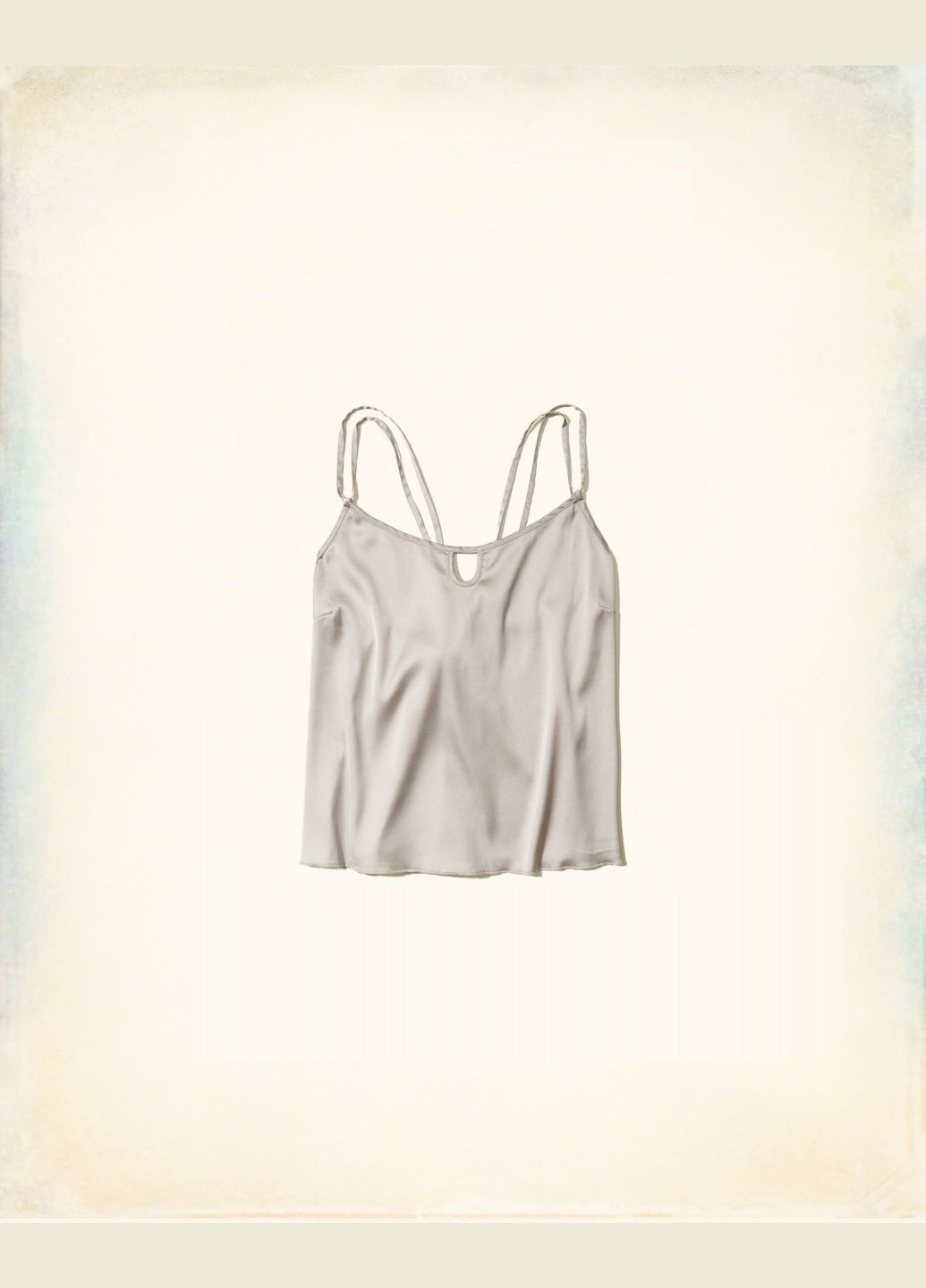 Бежевая всесезон майка для сна gilly hicks 10130 hc6745w Hollister