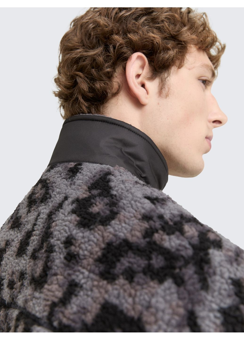 Сіра демісезонна куртка тедді Tom Tailor