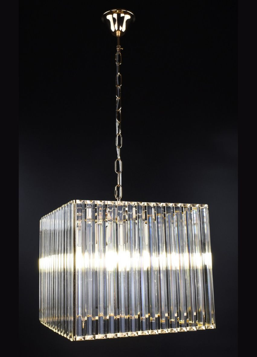 Люстра підвісна на 4 лампочки 26885 Золото 40-200х36х36 см. Sunnysky (364495607)