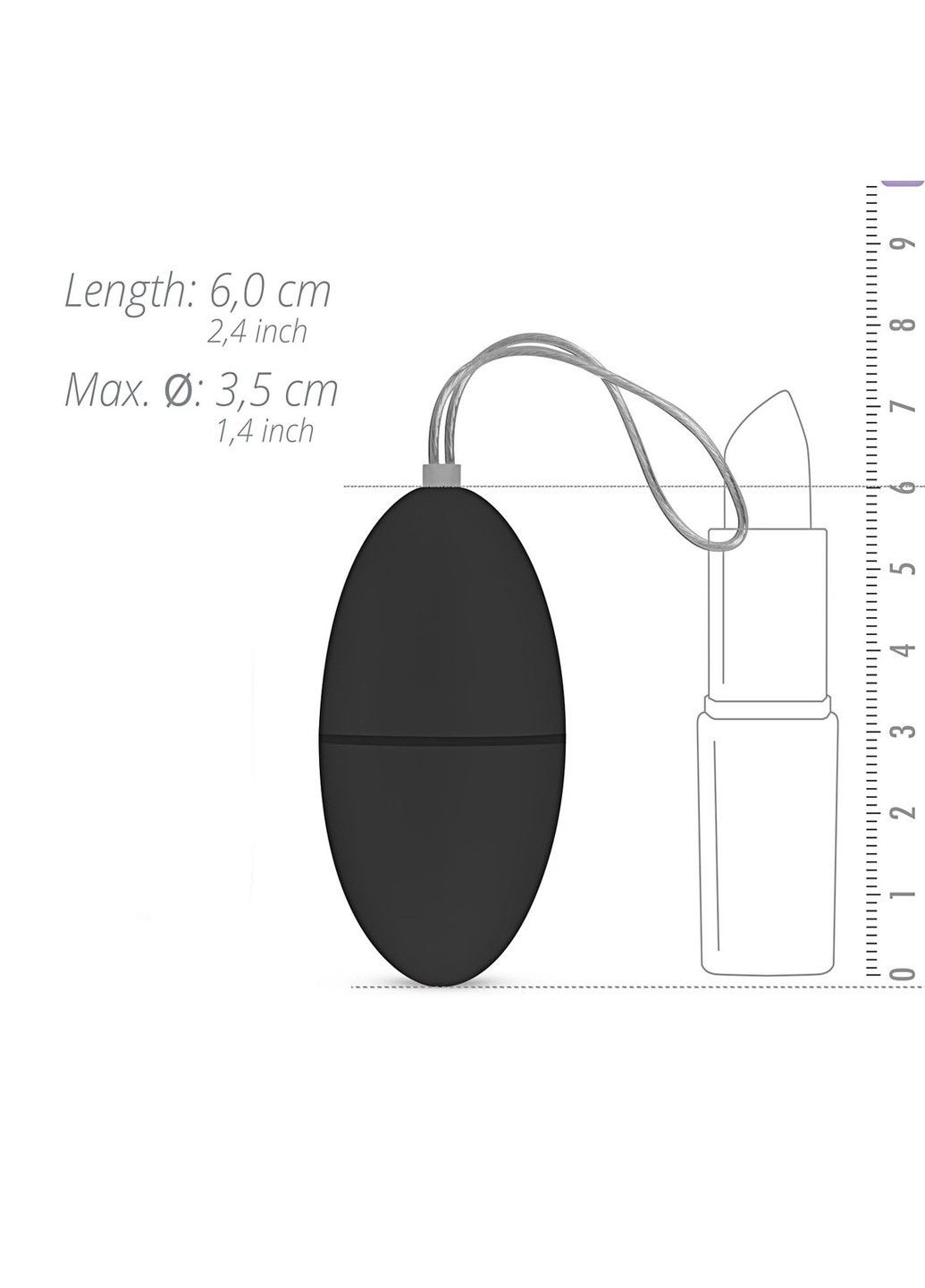 Виброяйцо с пультом Remote Control Vibrating Egg, ЧЕРНЫЙ EasyToys (290850767)