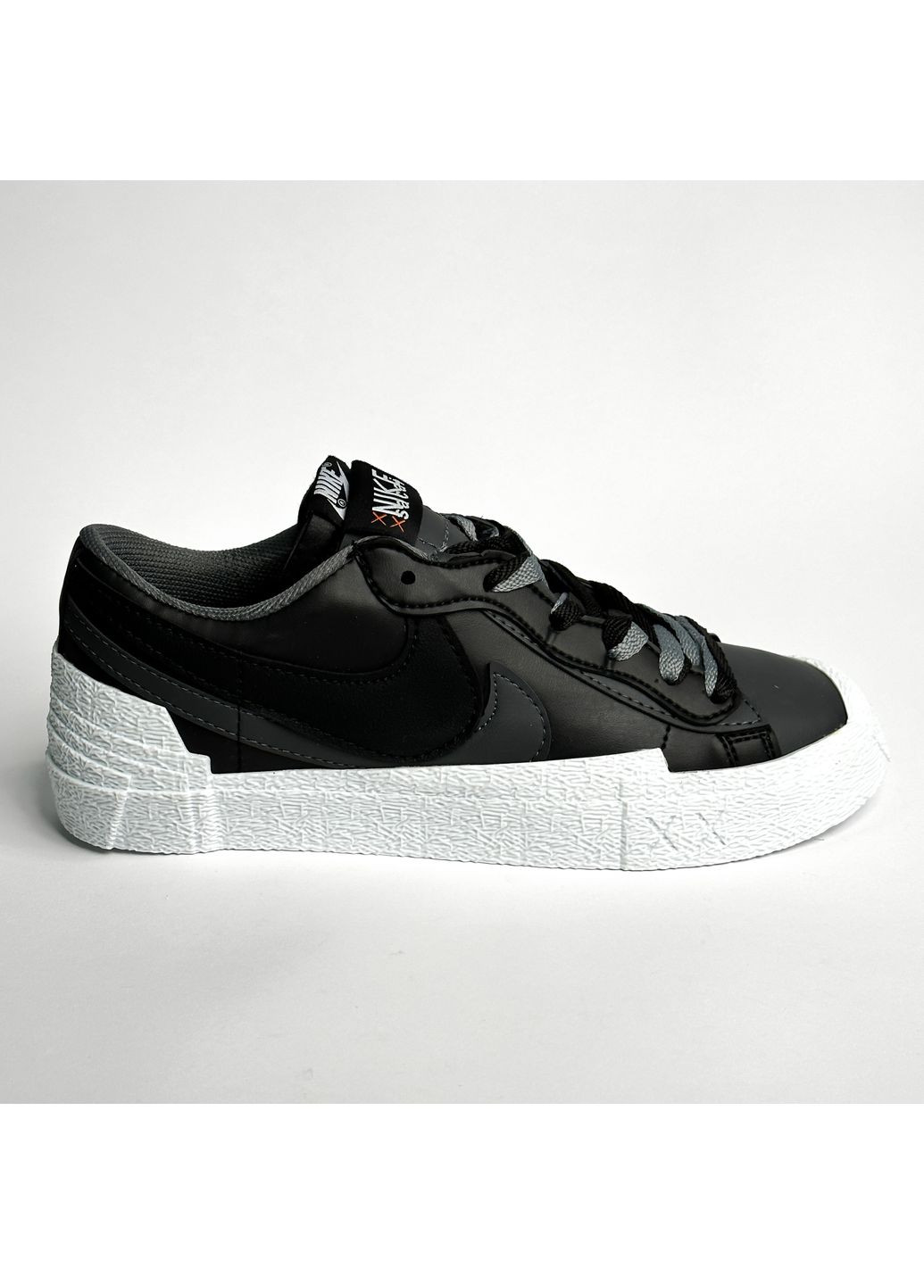 КРОСІВКИ ЖІНОЧІ NIKE BLAZER LOW SACAI BLACK НАЙК БЛЕЙЗЕР No Brand чорні демісезони (369392843)
