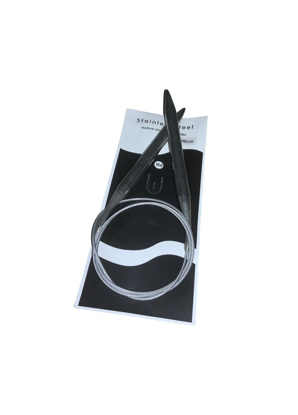 Спицы металлические круговые на тросе 100см/№10 FROM FACTORY SD10 (335396087)